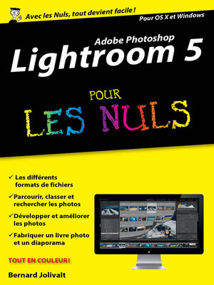 cover image of Adobe Lightroom 5 Pour les Nuls, édition poche